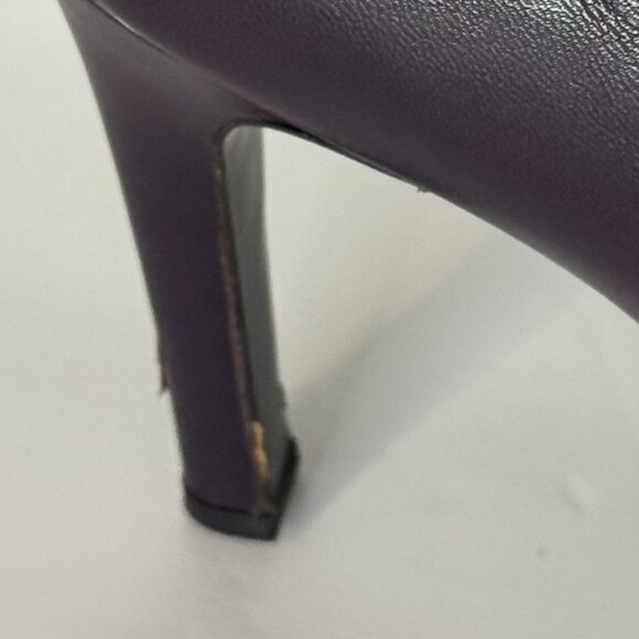 Gucci Luscious Purple Leather Boots Size 7.5 B - Picture 8 of 15